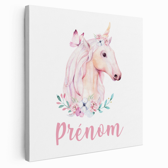 Tela per bambini personalizzata - Unicorno