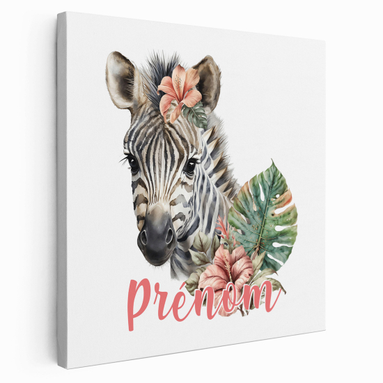 Tela per bambini personalizzata - Zebra