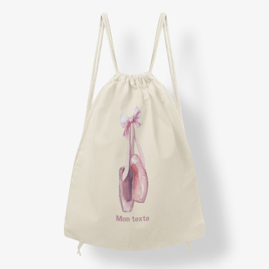 Zaino personalizzato con coulisse - Ballerine
