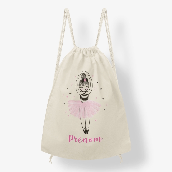 Zaino personalizzato con coulisse - Ballerine