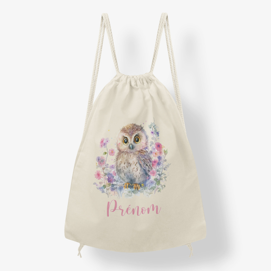 Zaino personalizzato con coulisse - Gufo