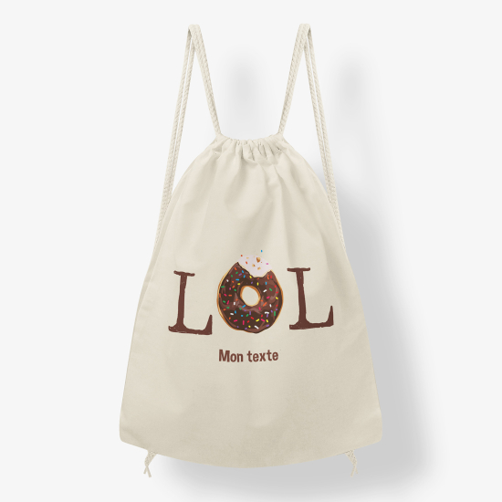 Zaino personalizzato con coulisse - LOL