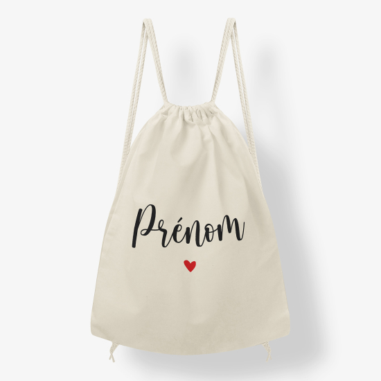 Zaino personalizzato con coulisse - Nome
