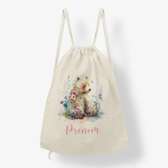 Zaino personalizzato con coulisse - Orsetto