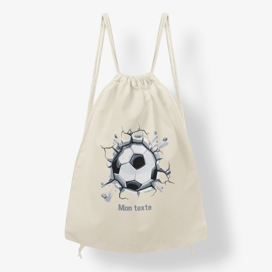 Zaino personalizzato con coulisse - Pallone da calcio