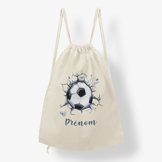 Zaino personalizzato con coulisse - Pallone da calcio