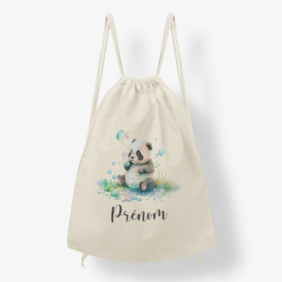 Zaino personalizzato con coulisse - Panda
