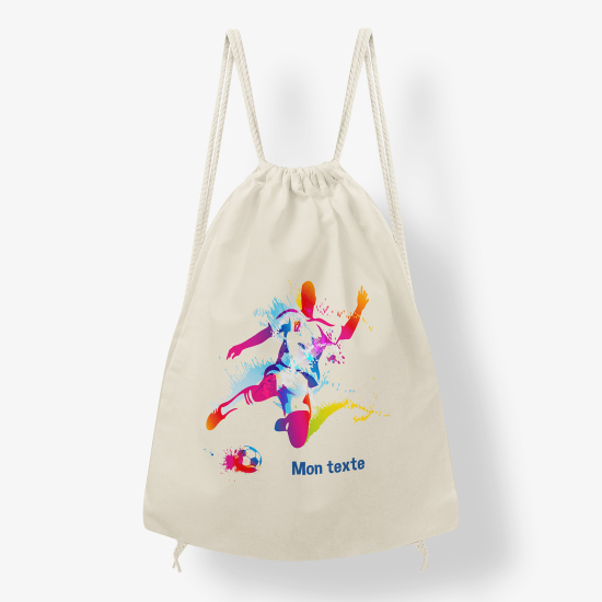 Zaino personalizzato con coulisse - Piede