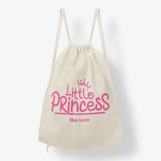 Zaino personalizzato con coulisse - Principessa