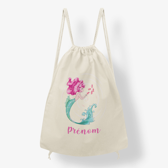 Zaino personalizzato con coulisse - Sirena