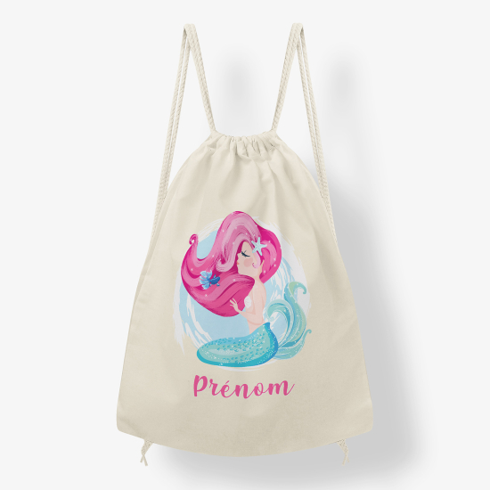 Zaino personalizzato con coulisse - Sirena