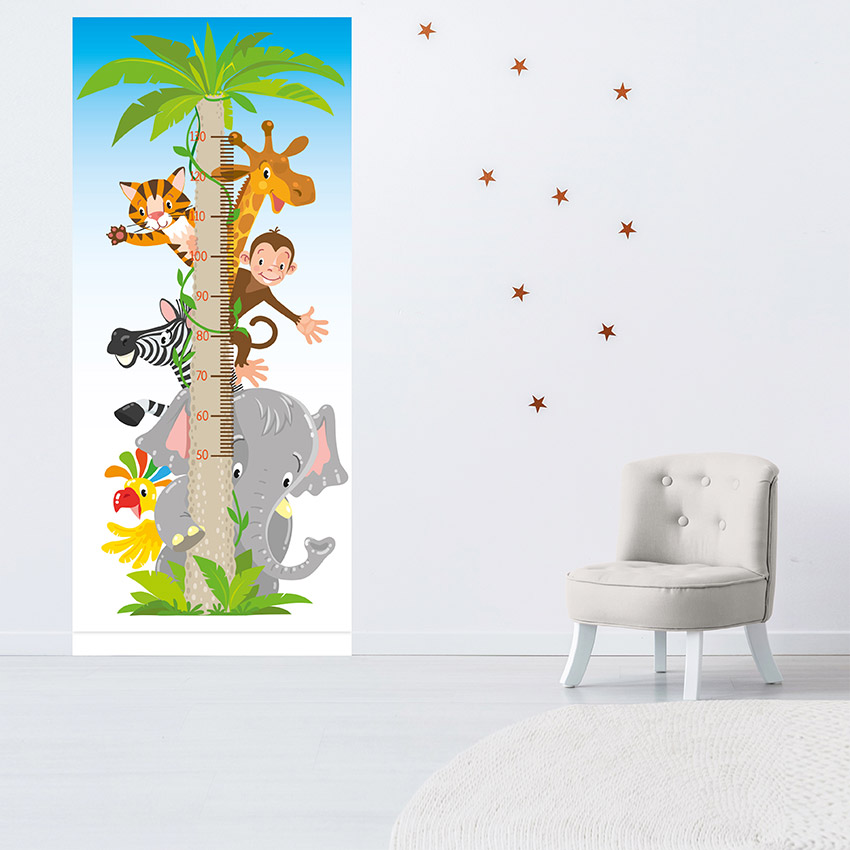 Adesivo per porta - Paesaggio boho