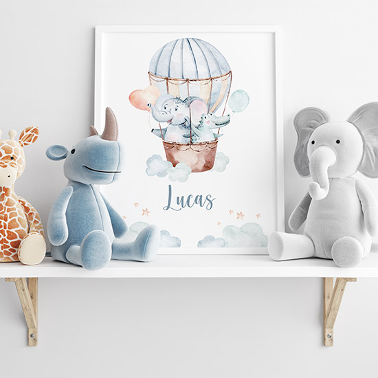 Set di 3 Poster personalizzato per bambini - Fate