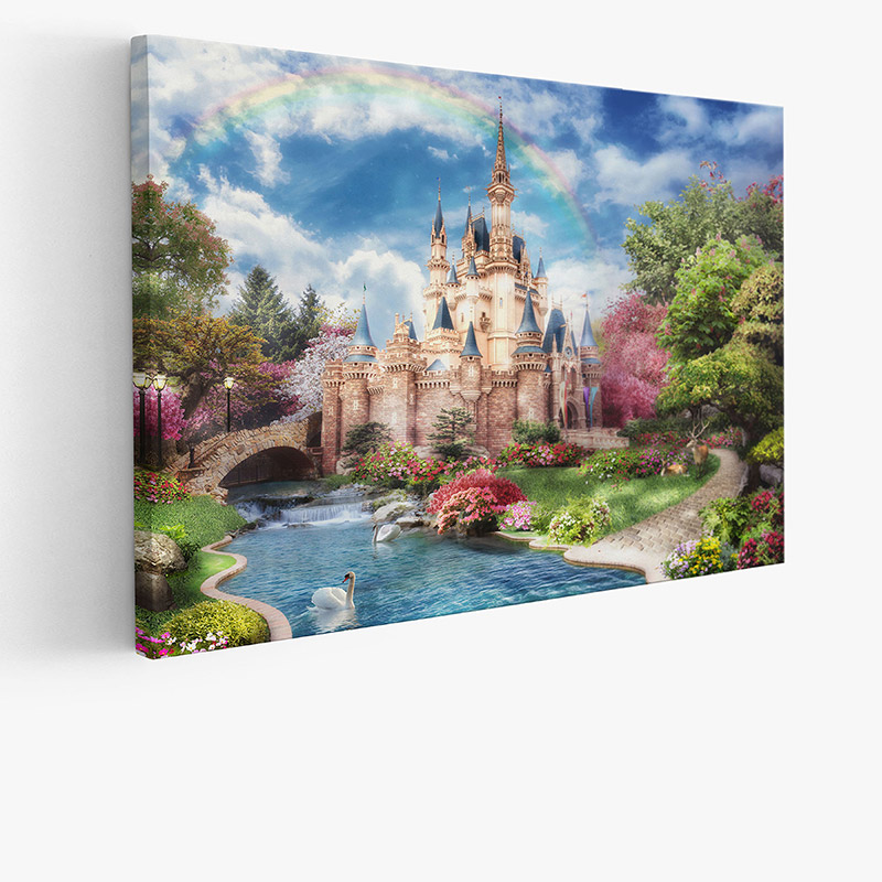 Set di 3 Tele per bambini personalizzate - Fate farfalle